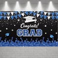 thumbnail image 1 of Gold Stars Graduation Banner Graduation Cap Class of 2026 Backdrop Diploma Black Tassel Grad Party Background for Graduation Party Class of 2026 Celebration Commencement Ceremony, 1 of 9