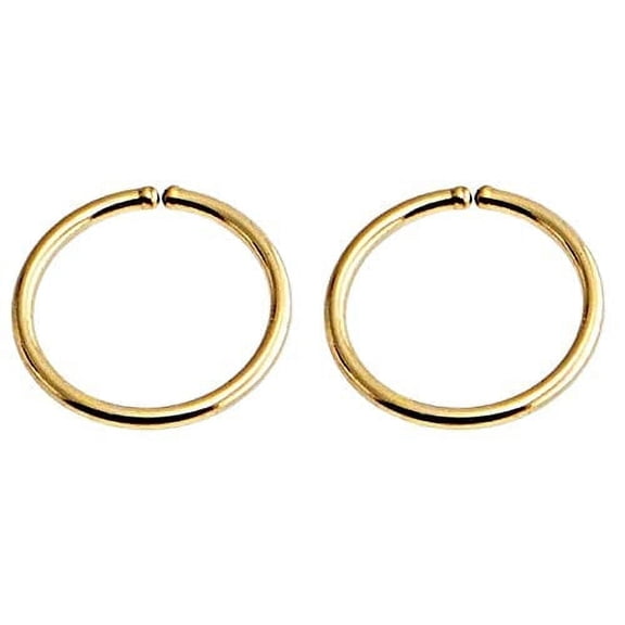 5mm 24 GA Gold Filled Tiny Hoop Earrings for Women Cartilage Nose Septum Helix Tragus Rings Multiple Piercing Jewelry, Hypoallergenic