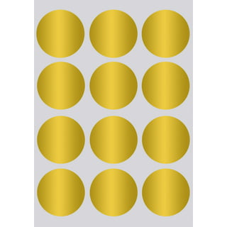 My Scratch Offs 1.5 Inch Gold Round Blank Scratch Off Stickers Labels 100  Pack 
