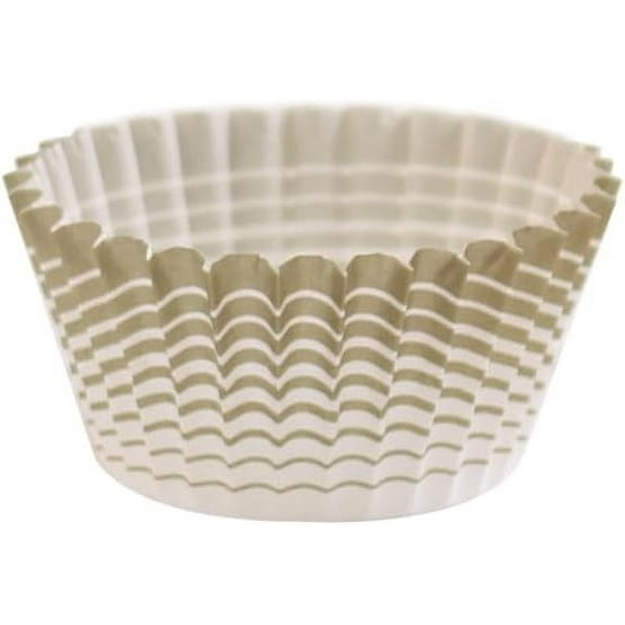 Gold Stripe Paper Baking Cups – Large, Disposable Cupcake Liners for Muffins, Cakes,Pastries, Elegant and Grease-Proof Baking Cups for Weddings, Parties, Special Events, Bakeries, Coffee Shops (72)