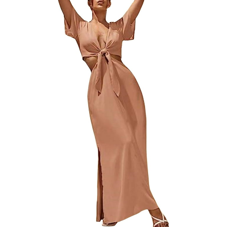 Flowy midi dress for wedding sales