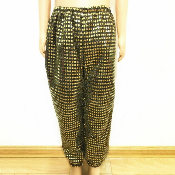 Gold Sweatpants Men Shiny Sequin Pants Techwear Pants Festival Outfit Sweatpants Boys 3T