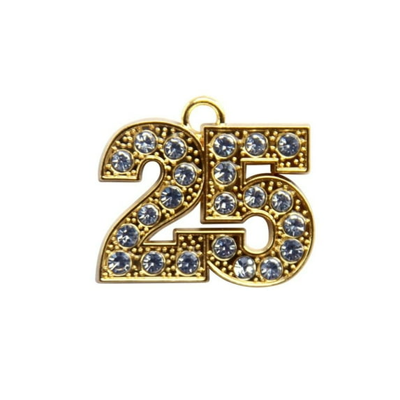 Endea Graduation Gold Tassel Date Bling Charm Year 2025