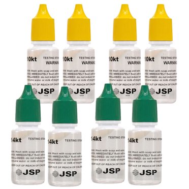 ERAFINE 18K Gold Testing Solution Kit – 12 Vials/Box For Authenticity Check