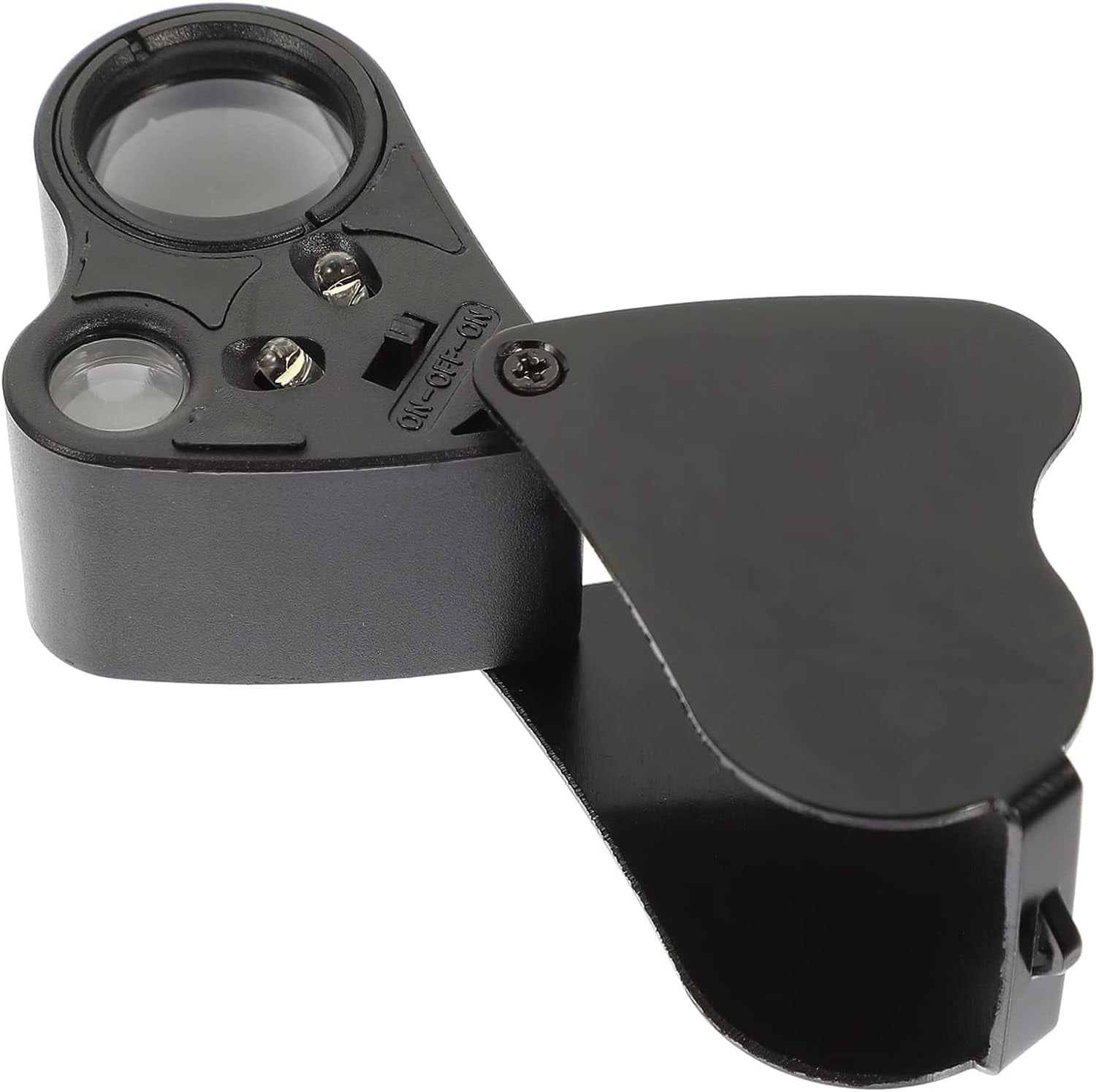 Gold Testing Kit Metal Tool Rock Folding Scale Textile Eye Loupe LED