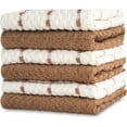 thumbnail image 1 of Gold Textiles 100% Cotton Waffle Weave Kitchen Dish Towels 15x25 Inches, Pack of 6 Brown Color Ultra Soft Absorbent Quick Drying Dish Towels, 1 of 6