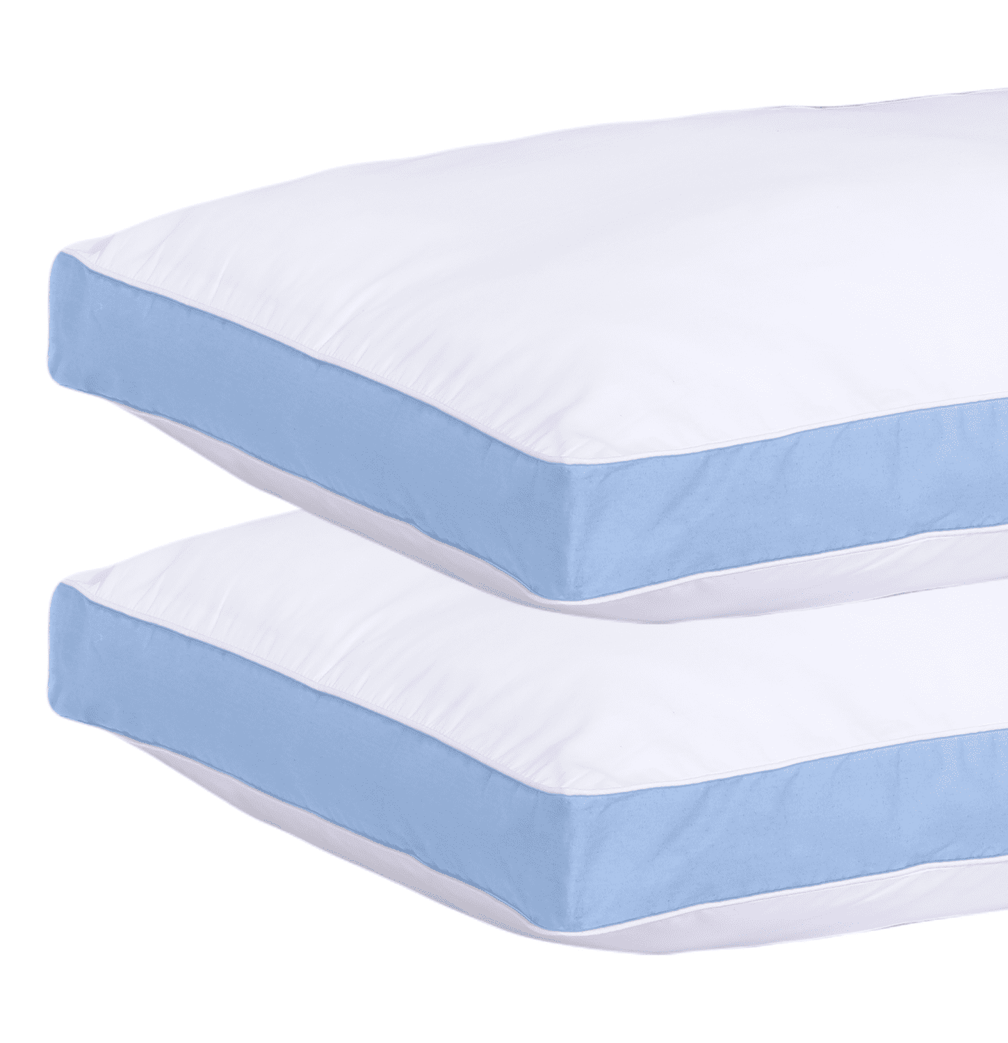 Utopia Bedding Queen Size Bed Pillows 2PK and 2PK Gusset Bed Pillow (White)