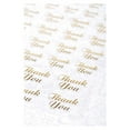 thumbnail image 1 of Gold Thank You Clear Stickers 47Pc, 1 of 2