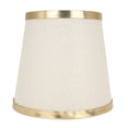 thumbnail image 1 of Gold Thread Edged Modern Fabric Lampshade for Table and Wall Lamps, 1 of 8