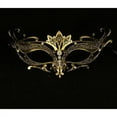 thumbnail image 1 of Gold Tiara Design Masquerade Mask Laser Cut Metal Mask, 1 of 1