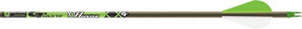 Gold Tip Velocity XT 500 Arrows - 1 Dozen With 2-Inch Raptor Vanes, For Compound & Speed Bows