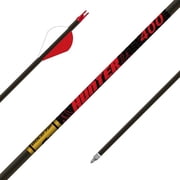 Gold Tip Hunter 400 Arrows with 4 Duravanes, 6 Pack, Smart Carbon Technology, Factory Fletched HUN400A46