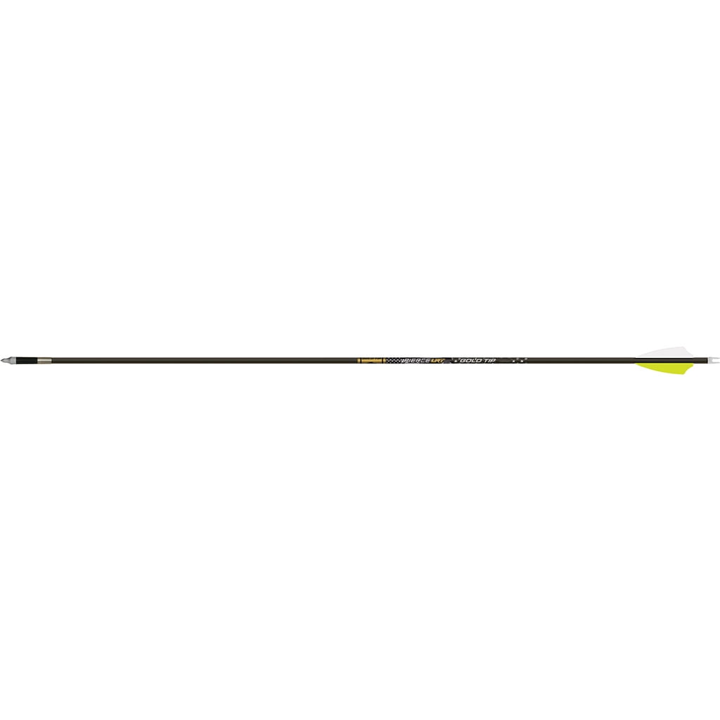 Gold Tip Pierce Platinum Arrows - 6 Pack With Fusion X Vanes | Micro-Diameter For Accuracy
