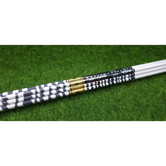 Gold Tip Ted Nugent White 400 Arrow Raw Shaft w/Nock Installed/Insert Loose - 1 Dozen