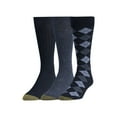 thumbnail image 1 of Gold Toe Adult Men's Classic Argyle Ribbed Cuff Dress Socks, Size 6-12, 3 Pack, 1 of 2