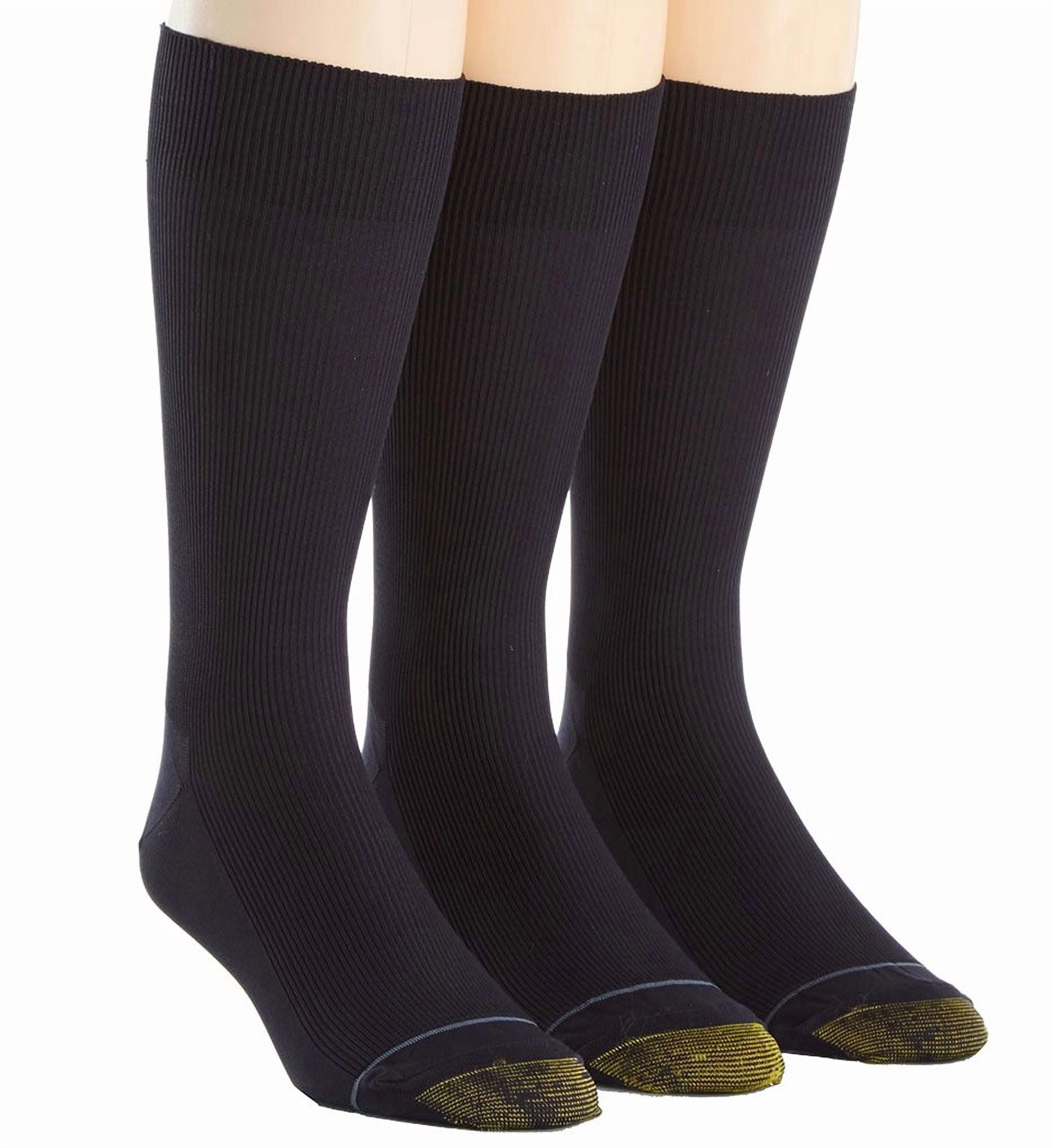 Gold Toe Adult Men's Dress Nylon Light Metropolitan Crew Sock, OS One Size