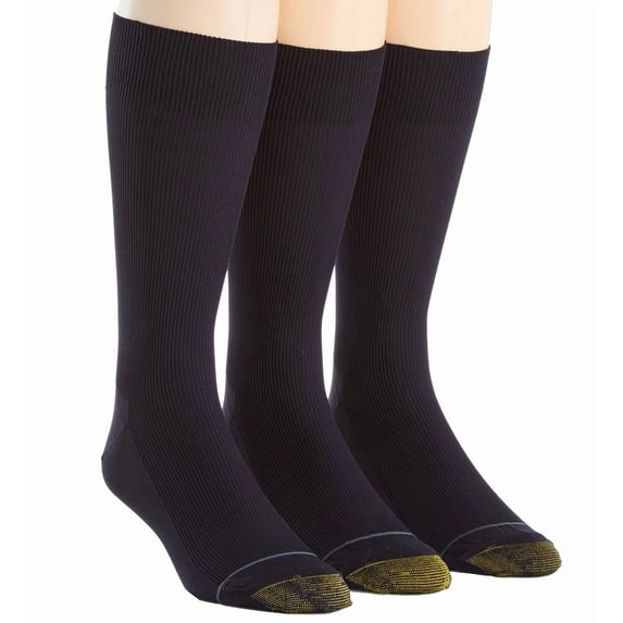 Gold Toe Adult Men's Dress Nylon Light Metropolitan Crew Sock, OS One Size