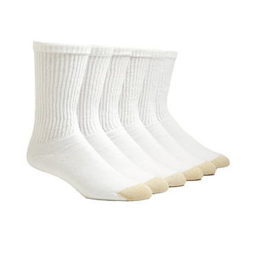 Gold Toe Adult Men's Full Cushion Cotton Crew Casual Socks, 6 Pack