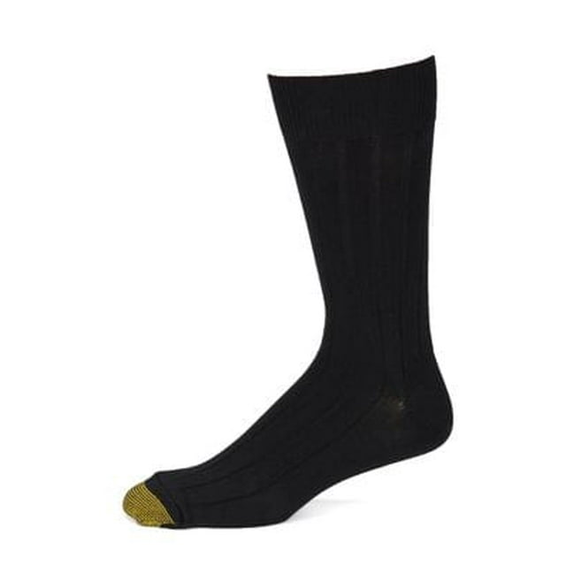 Gold Toe Adult Men's Hampton Reinforced Toe Dress Socks, OS One Size, 3 Pack