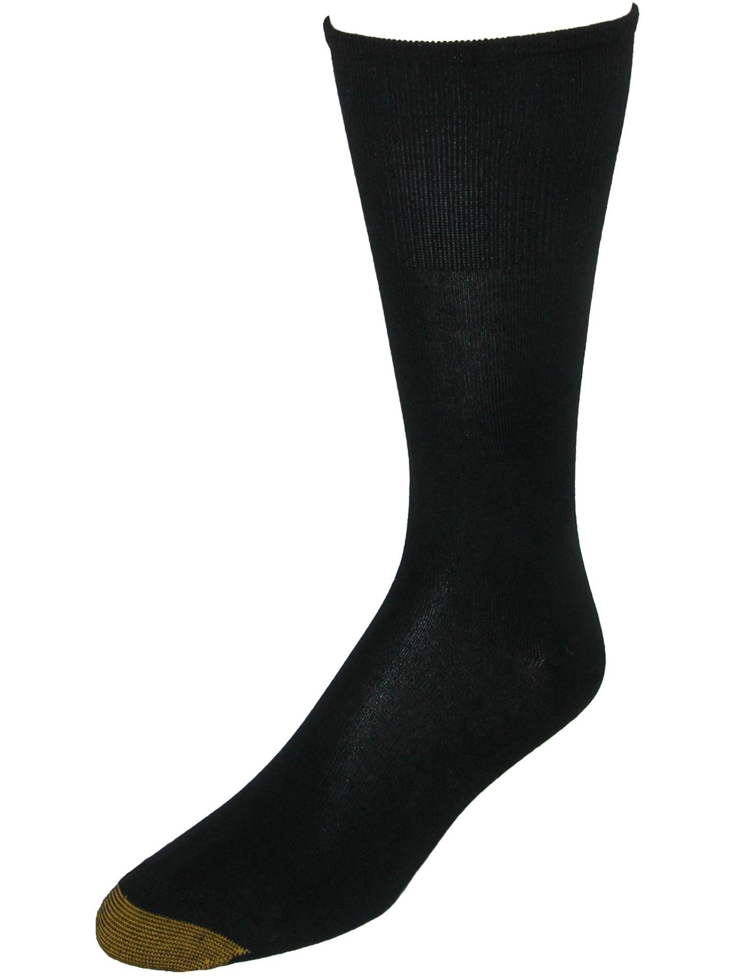 Gold Toe Bamboo Non Binding Mid-Calf Socks (2 Pair Pack) (Men) - Walmart.com