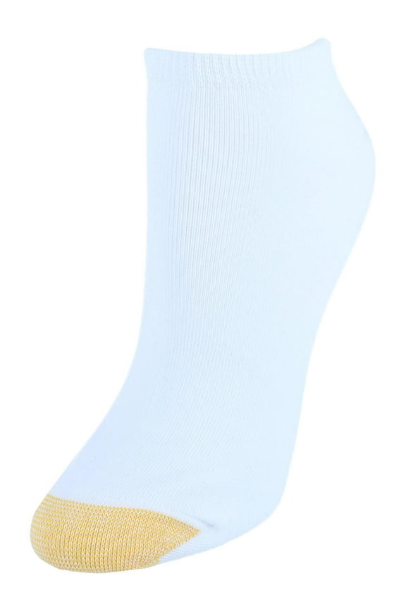 Women's Sport Cushion No Show Socks 6-Pairs White Size: 6-9