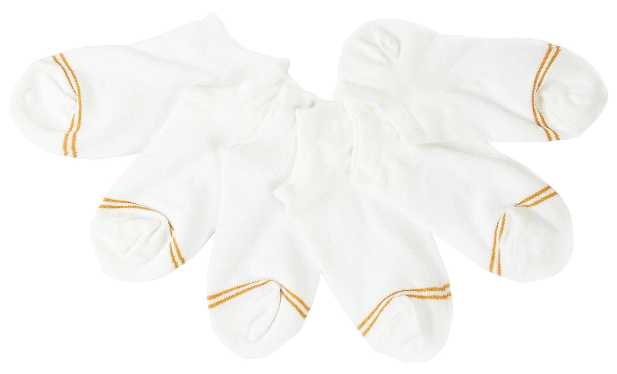 Gold Toe Girls Liner Socks 6Pack, Sizes 10.5/4 4/10