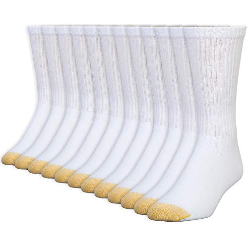 Gold Toe Men's 656S Cotton Crew Athletic Sock MultiPairs