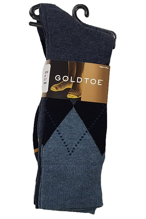 Gold Toe Men's Classic Casual 3-Pack Socks Bundle