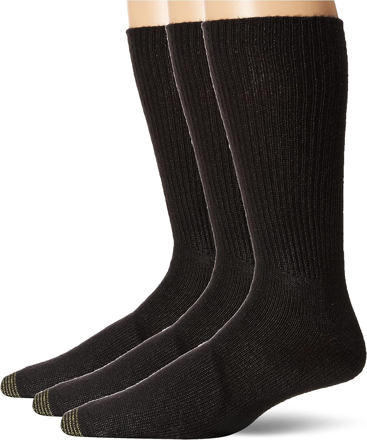 Gold Toe Men's Fluffies Crew Socks, 3 Pack