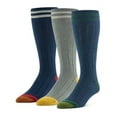 thumbnail image 1 of Gold Toe Men's Hampton 3-Pk. Colorblock Crew Socks Size 7-12, 1 of 1