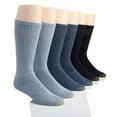 thumbnail image 1 of Gold Toe Men's Harrington Casual Crew Socks, 6 Pairs, 1 of 3