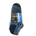 thumbnail image 1 of Gold Toe Men's Socks No Show 6-Pack Liner Breathable Soft Cotton Blend Slightly Irregular Black Heather, 1 of 3