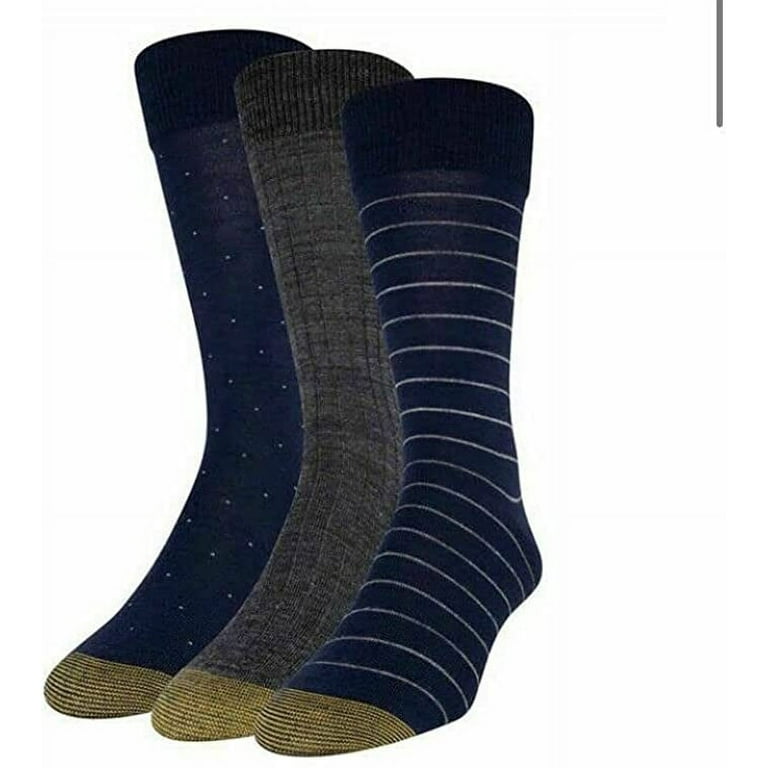 Men's Kirkland Merino Wool Sock, 4 Pair Navy/Charcoal/Grey/Navy