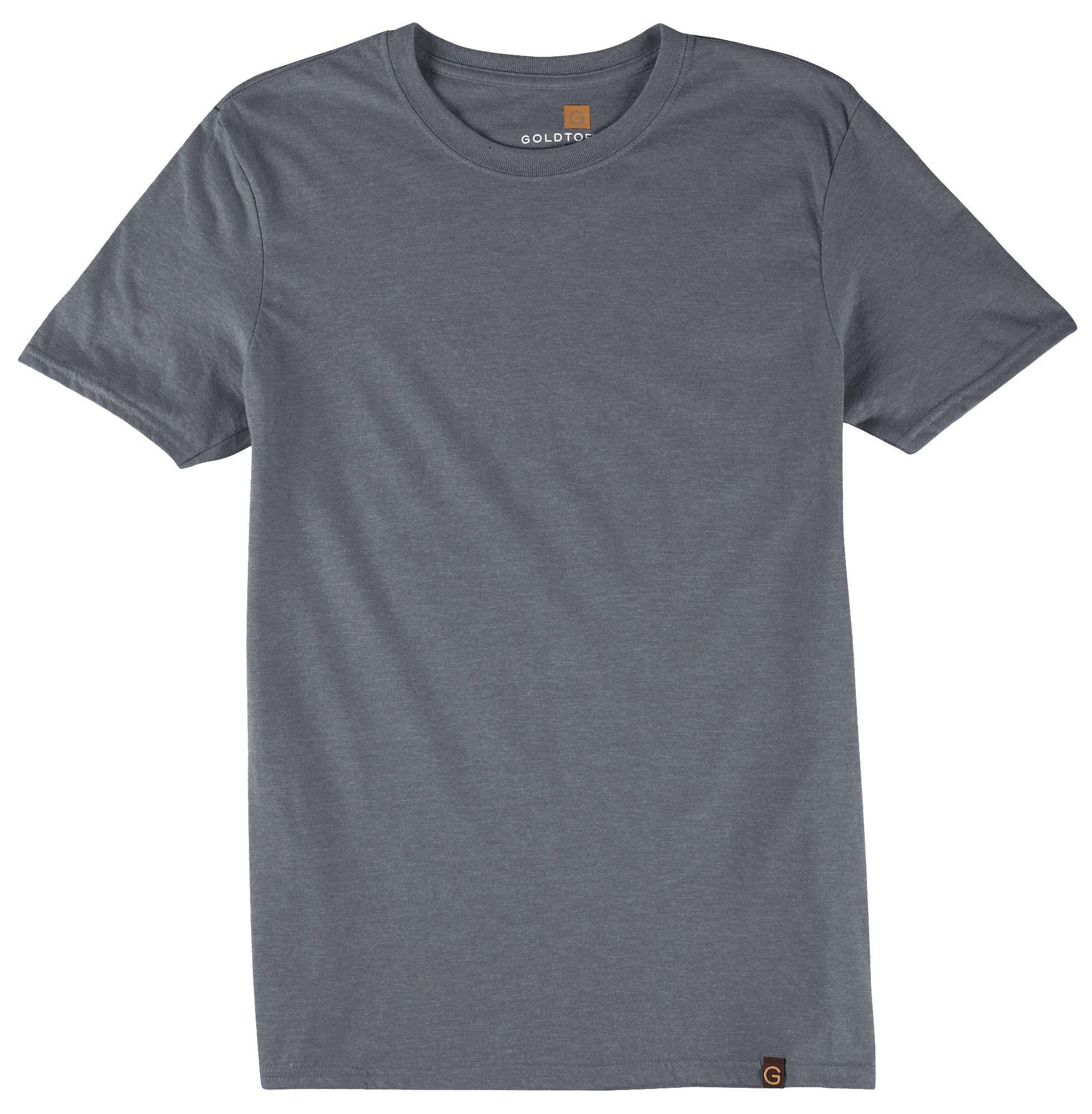 Gold Toe Men's Short Sleeve Heathered Crew Neck Sleep T