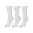thumbnail image 1 of Gold Toe  Non Binding Ribbed Crew Socks (3 Pair Pack) (Women), 1 of 4