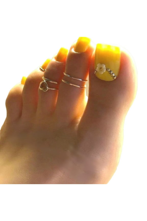 Gold Toe Ring, 14k Gold Filled 3 Rings, Toe Rings Adjustable, Toe Rings for Women