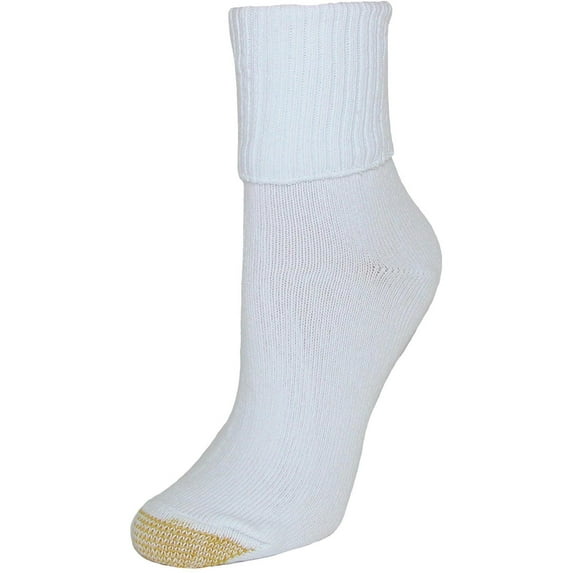 Gold Toe Turn Cuff Bermuda Socks (3 Pair Pack) (Women's)