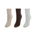 thumbnail image 1 of Gold Toe  Turn Cuff Bermuda Socks (3 Pair Pack) (Women), 1 of 4