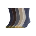thumbnail image 1 of Gold Toe Women's Casual Texture Crew Socks, 6 Pairs, 1 of 4