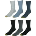 thumbnail image 1 of Gold Toe Women's Perfect Fit Turn Cuff 6 Pack Socks Size 8-13, 1 of 6