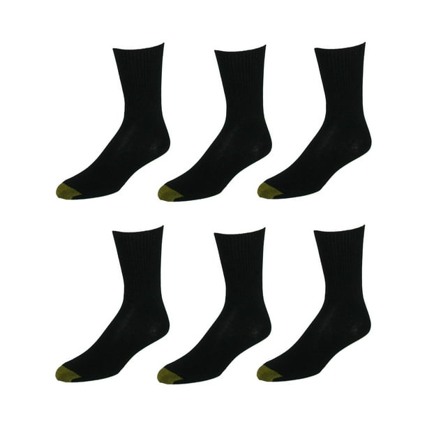Gold Toe Women's Turn Cuff Anklet Socks 6Pack Extended Sizes