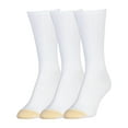 thumbnail image 1 of Gold Toe Women's Ultra Soft Verona Casual Crew Socks - 3 Pack, White, Medium, 1 of 1