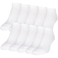 thumbnail image 1 of Gold Toe Womens 8-pk. Cushioned No Show Socks 6167 Tall White, 1 of 4