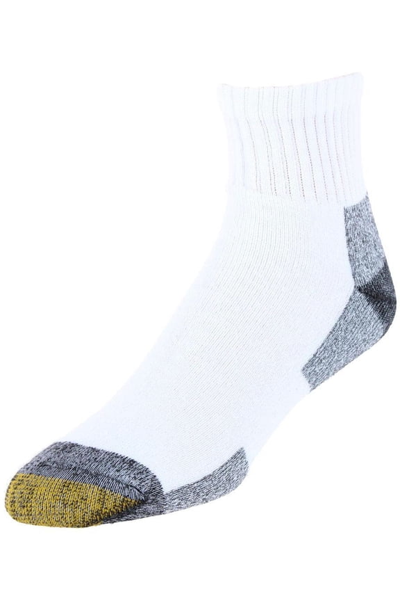 Gold Toe Work Full Cushion Cotton Quarter Socks (6 Pack) (Men)