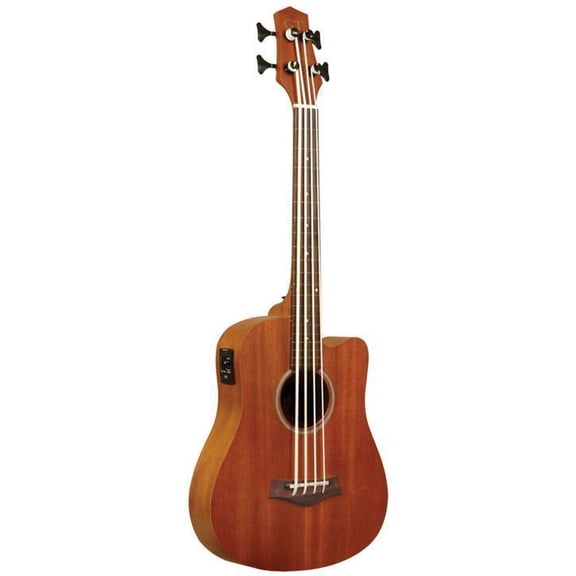 Gold Tone 23" Scale Fretless Acoustic-Electric MicroBass Natural