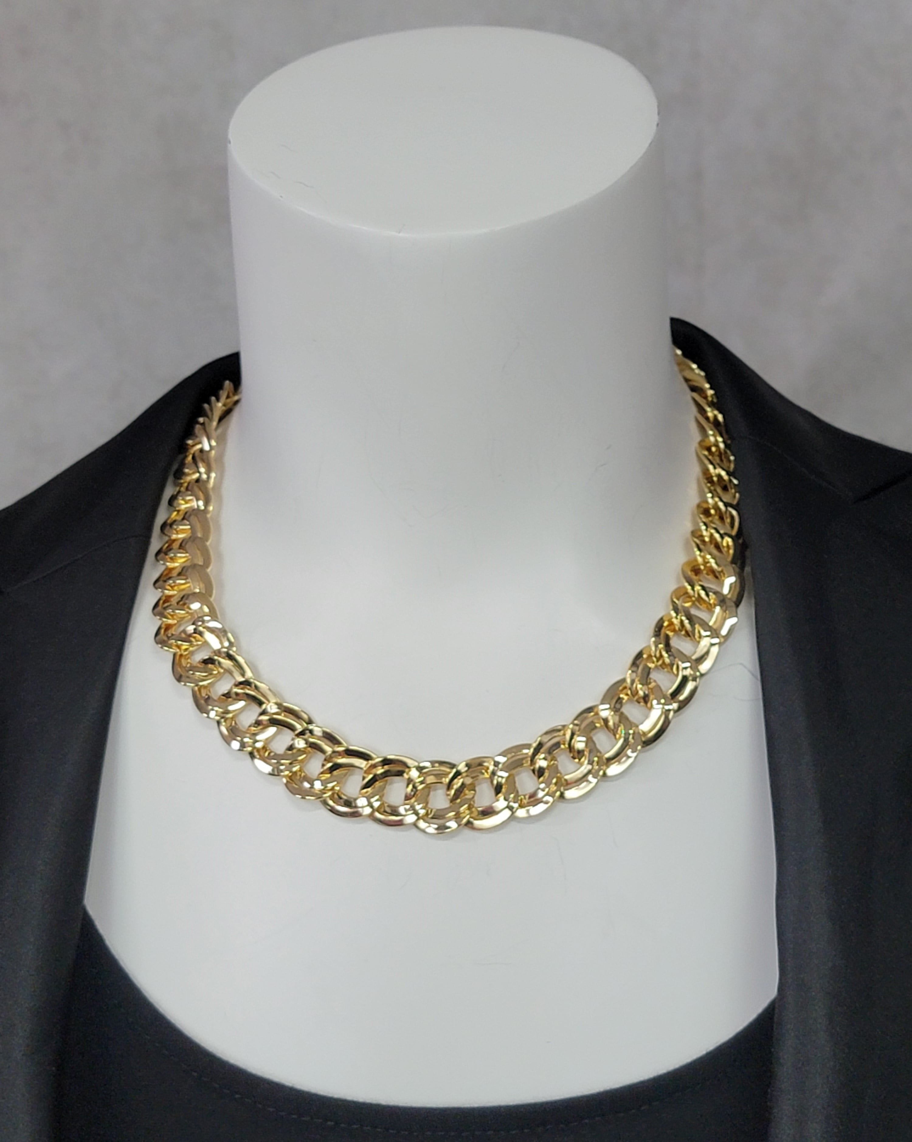Charming Chain Gold Link Choker | LUX Boutique