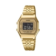 Gold- Tone Digital Retro Ladies Watch, LA680WGA-9B