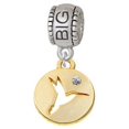 thumbnail image 1 of Gold Tone Hummingbird Disc - Big Sister Charm Bead, 1 of 1