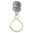 thumbnail image 1 of Gold Tone Infinity Loop - Large Rope with Cross Beads Charm Bead, 1 of 1