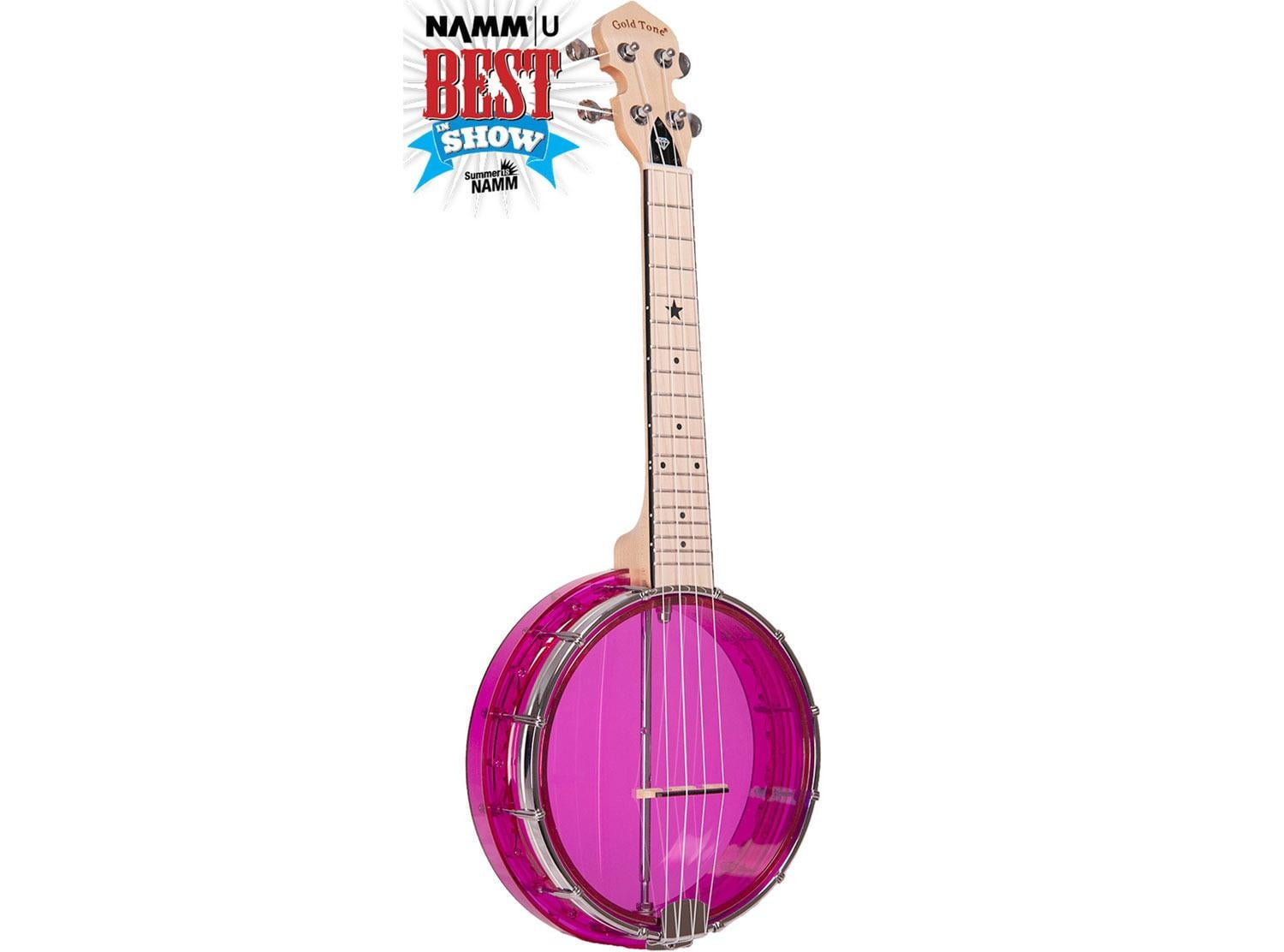 Gold Tone Little Gem Banjo Ukulele Amethyst